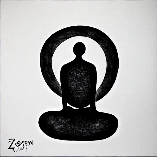 Image similar to zen cairn ink