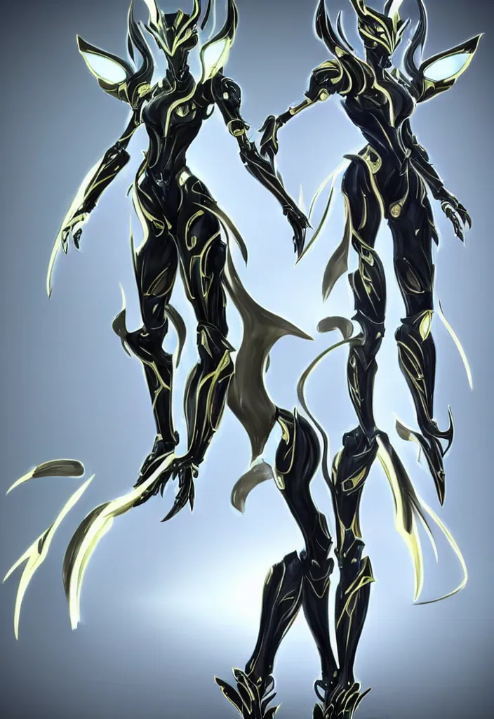 Image similar to exquisite full body shot of a beautiful stunning saryn prime warframe, that's a beautiful stunning anthropomorphic robot female dragon with metal cat ears, cute elegant pose, robot cat paws for feet, thick warframe legs, detailed arms, sharp claws, streamlined white armor, long elegant tail, two arms, two legs, long tail, detailed warframe fanart, destiny fanart, macro art, dragon art, furry art, realistic digital art, warframe art, Destiny art, furaffinity, DeviantArt, artstation, 3D realistic, 8k HD, octane render