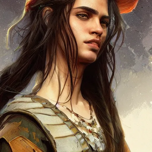 Prompt: portrait of a! kurdish bradd pitt, highly detailed, digital painting, artstation, concept art, sharp focus, illustration, art by artgerm and greg rutkowski and alphonse mucha, incredibly detailed, award winning art