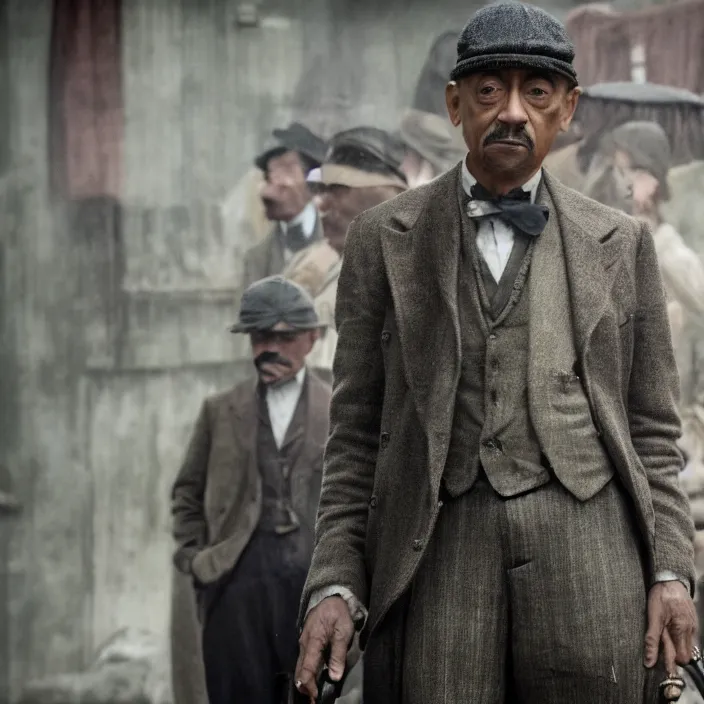 Image similar to Ana de Armas played by Giancarlo esposito in peaky blinders, 4k,