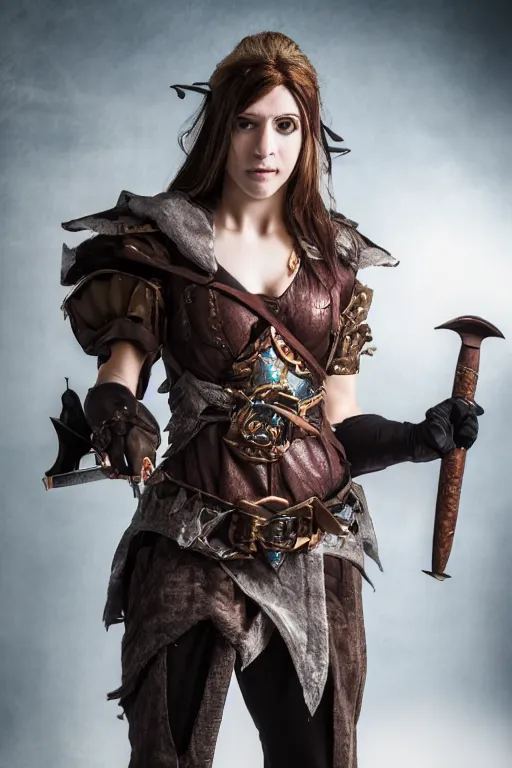 Image similar to a female DND reborn, high resolution film still, 8k, HDR colors, cosplay, studio lighting