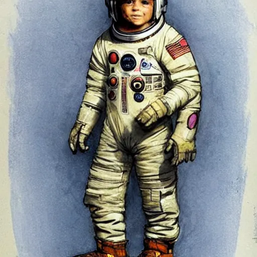 Prompt: boy in a retro space suit . muted colors. by Jean-Baptiste Monge !!!!!!!!!!!!!!!!!!!!!!!!!!!!!!!!!!!!!!!!