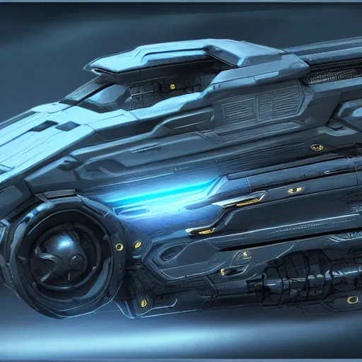 Image similar to concept art prometheus halo vehicles blueprint highly detailed