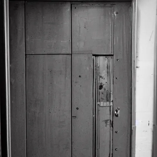 Prompt: the escape door of the backrooms