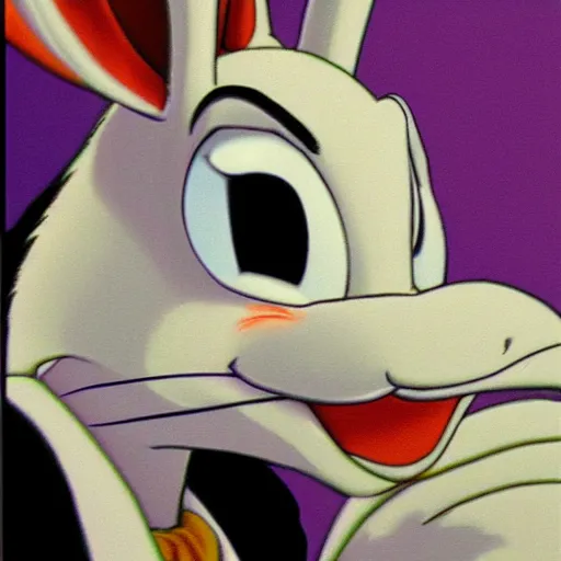 Image similar to bugs bunny realistic portrait