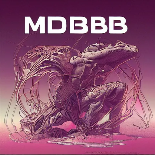 Image similar to DnB album cover by moebius + octane