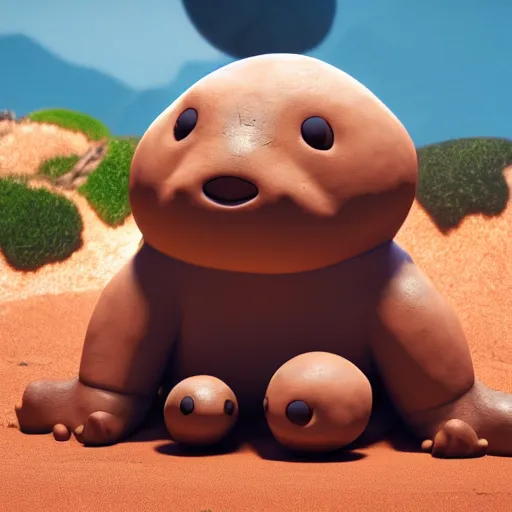 Image similar to photography of a realistic diglett animal, ultra detailed, 8 k, cinematic lighting, natural background, trending on artstation, pokemon