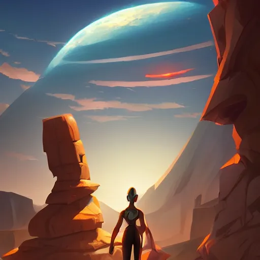 Image similar to hero world the day the earth stood still 1 9 5 1, behance hd by jesper ejsing, by rhads, makoto shinkai and lois van baarle, ilya kuvshinov, rossdraws global illumination