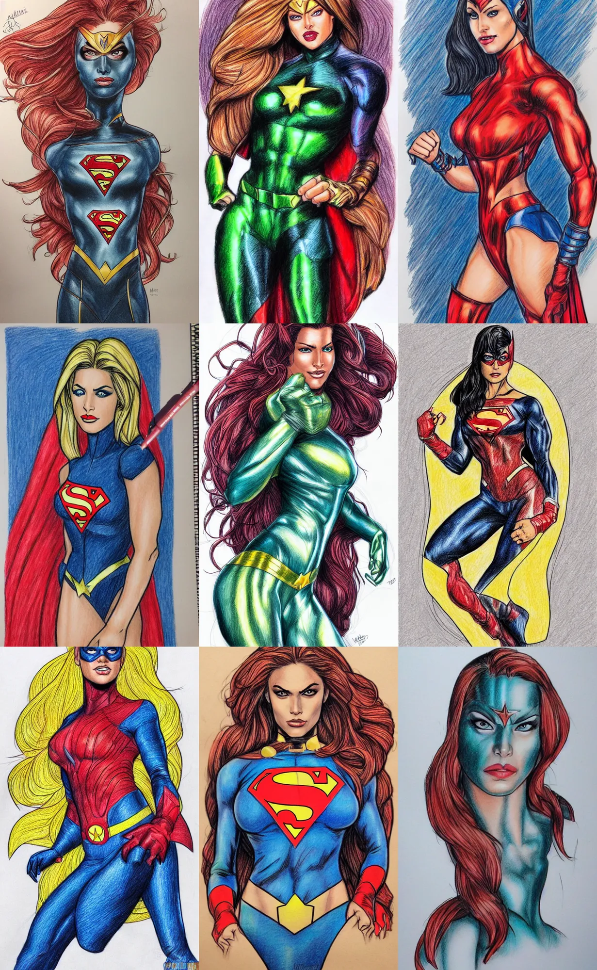 cool superhero drawings