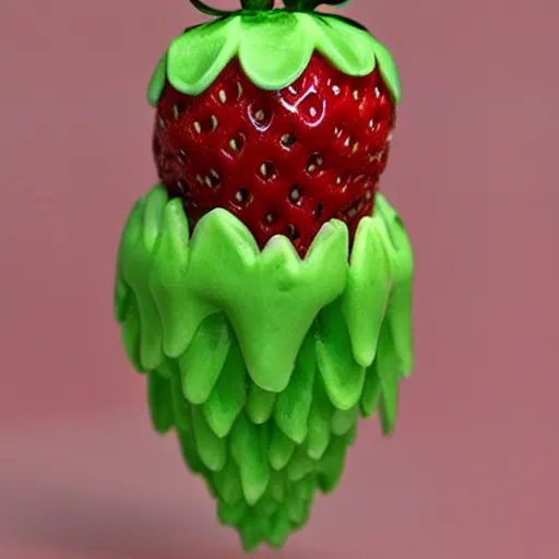 Image similar to nuclear explosion strawberry