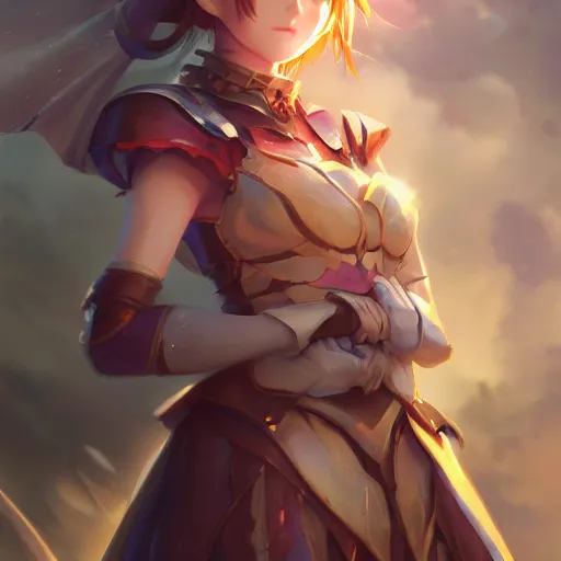 Image similar to anime portrait of Camelot as an anime girl by Stanley Artgerm Lau, WLOP, Rossdraws, James Jean, Andrei Riabovitchev, Marc Simonetti, and Sakimichan, trending on artstation