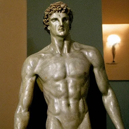 Image similar to greek statue of Heraclite in American Psycho (1999)