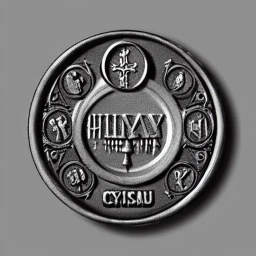 Prompt: coin design for the holy grail