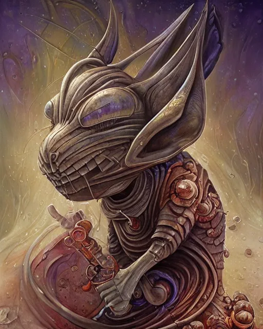 Image similar to alchemist rabbit, by antonio j. manzanedo, giger, alex grey, android jones, wayne barlowe, philippe druillet, raymond swanland, cyril rolando, josephine wall, harumi hironaka, trending on artstation