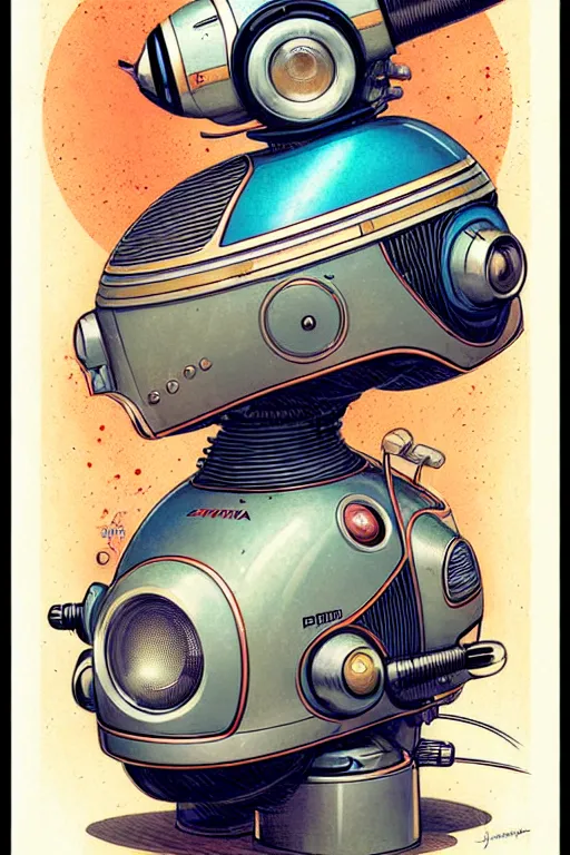 Image similar to 5 0's retro robotina, supersonic, muted colors. by jean - baptiste monge