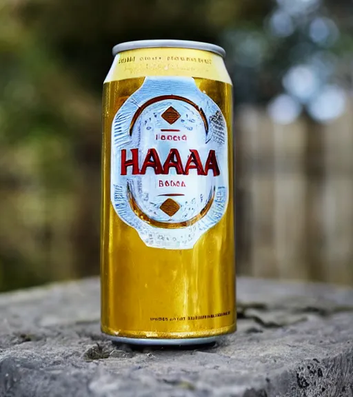 Image similar to a can of harnas beer