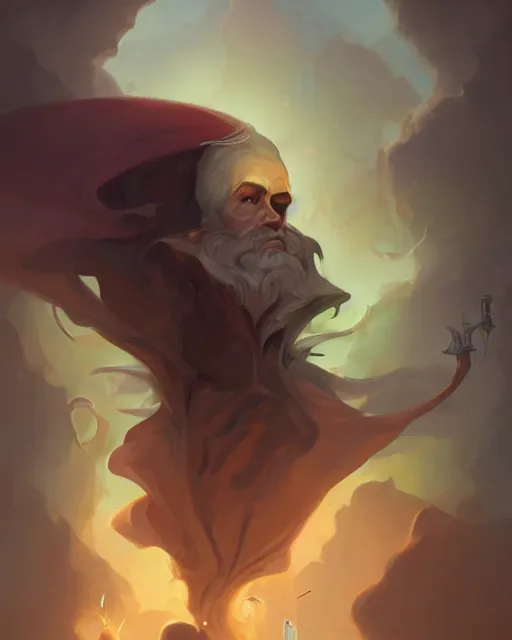 Image similar to portrait of a wizard by peter mohrbacher. photographic, photography. trending on artstation