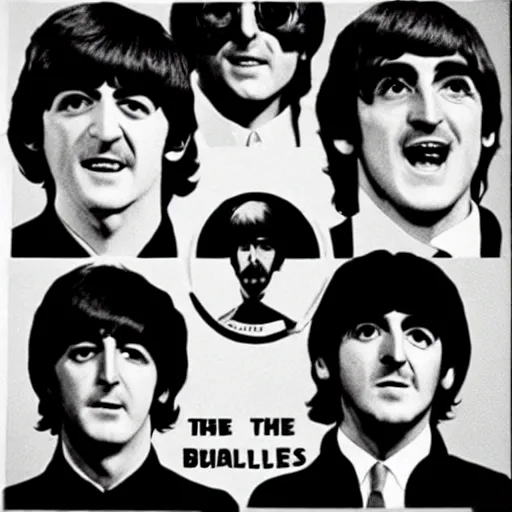 Image similar to the beatles as aliens