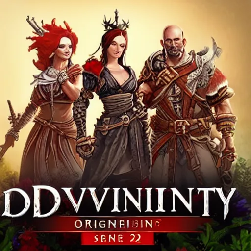 Image similar to divinity original sin 2, div os 2, div 2, group chat icon