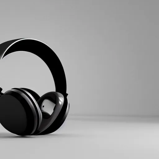 Image similar to headphone stand, futuristic, techno, cyberpunk, product design, 3 d render, concept, fun, swag, industrial design