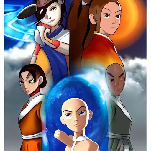 Image similar to female Avatar Aang