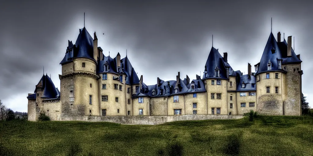 Prompt: an amazing award winning photo of the castle in Rennes-le-Chateau, very detailed and sharp, 4k hdr, cinematic masterpiece