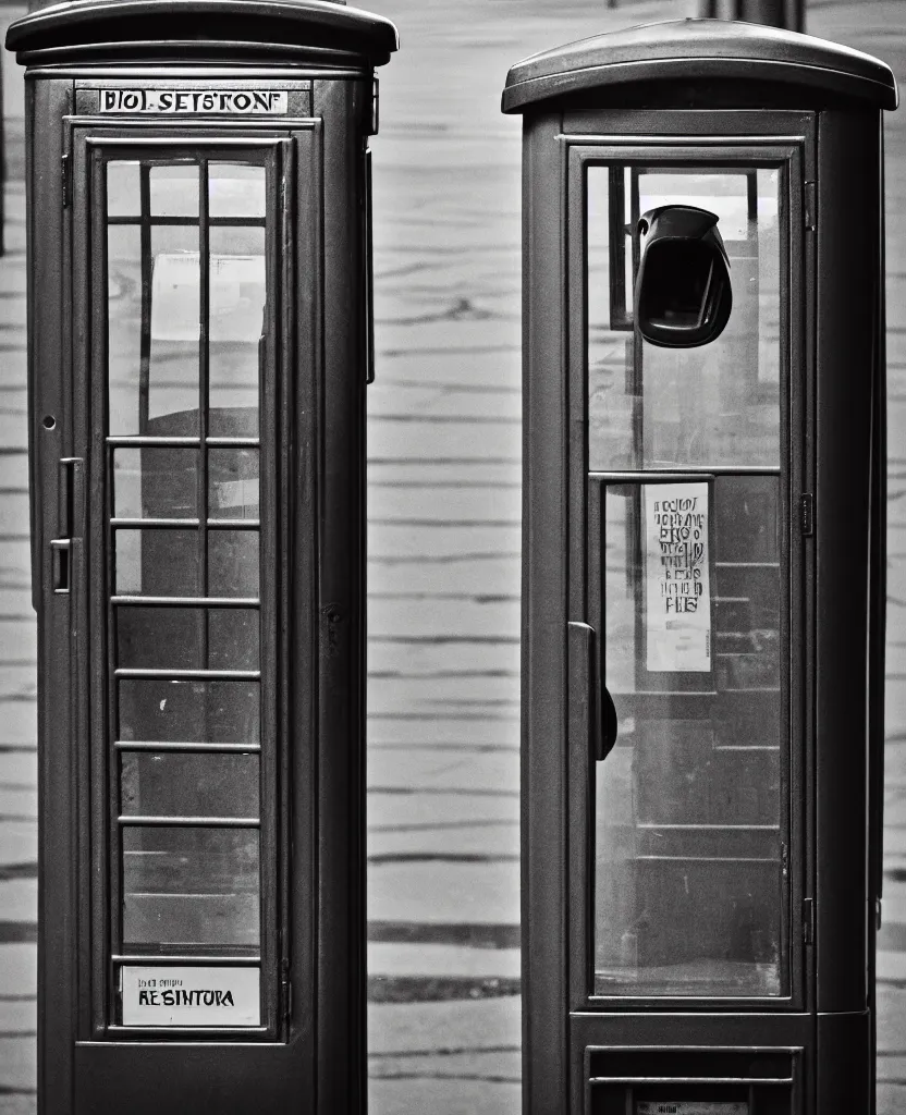 Image similar to photo portrait of a phone booth