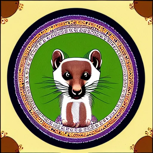 Image similar to weasel mandala