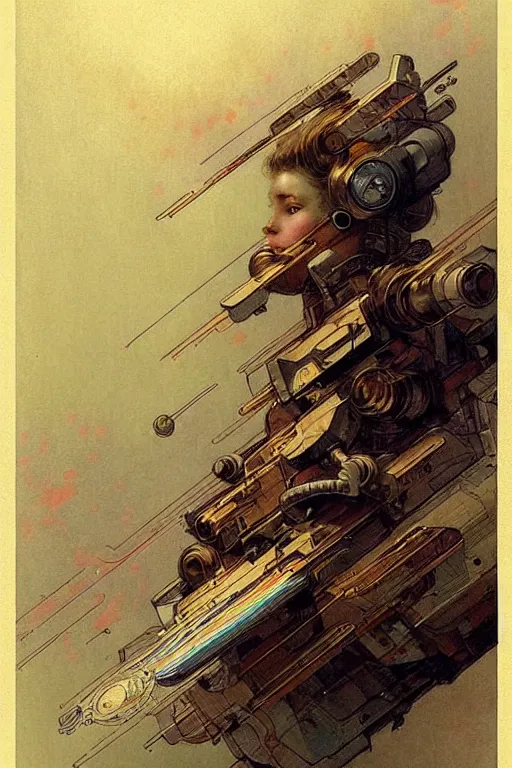 Prompt: design only! ( ( ( ( ( 2 0 5 0 s retro future art golden age of american illustrators designs borders lines decorations space machine. muted colors. ) ) ) ) ) by jean - baptiste monge!!!!!!!!!!!!!!!!!!!!!!!!!!!!!!