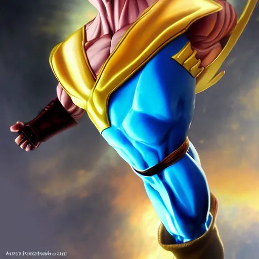 Prompt: Ray-traced vegeta, by artgerm