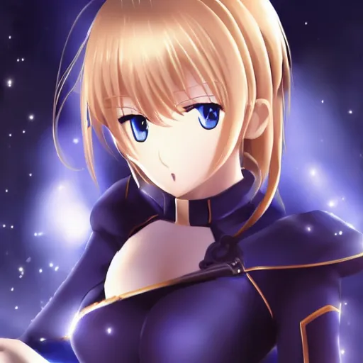 Prompt: Saber (Fate/stay night)