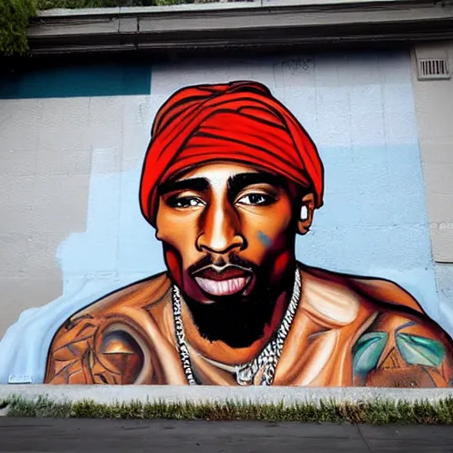 murals about tupac