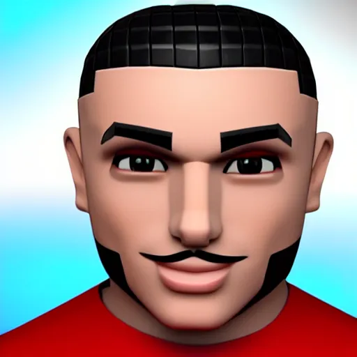 Prompt: mizkif as a roblox character