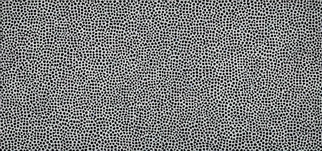 Image similar to morning sun by yayoi kusama