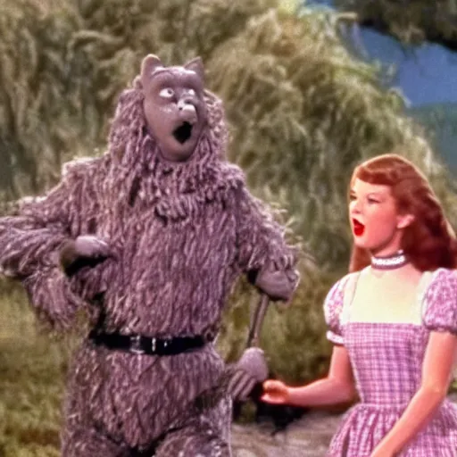 Image similar to film still of taylor swift as dorothy, the wizard of oz ( 1 9 9 0 ), directed by david lynch