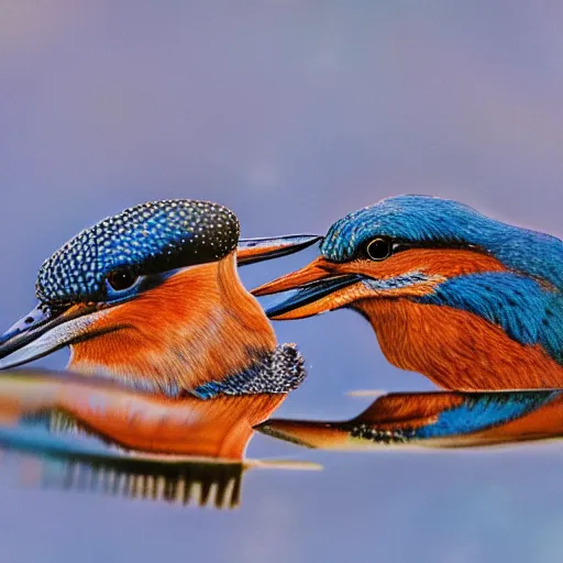 Prompt: kingfishers, 4k, photorealistic