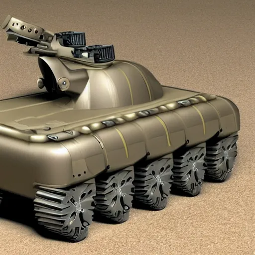 Image similar to futuristic unmanned ground vehicle, military, carrying weapons, from the year 2 0 4 2