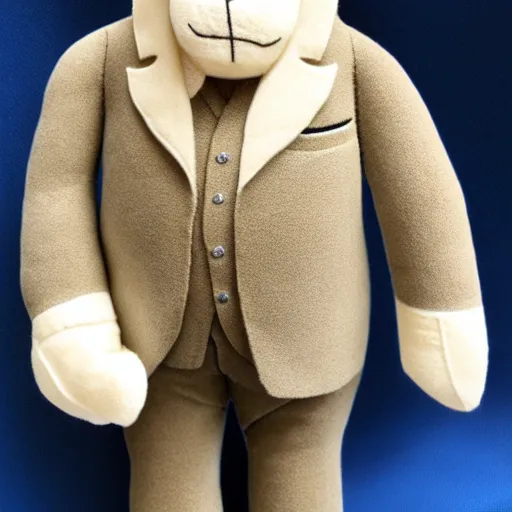 Image similar to plush winston churchill, detailed, custom