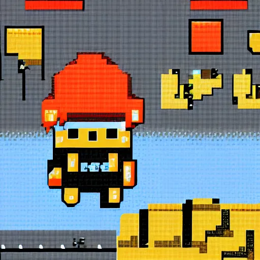 Image similar to penguin soviet commander, pixel art, retro, point and click adventure video game
