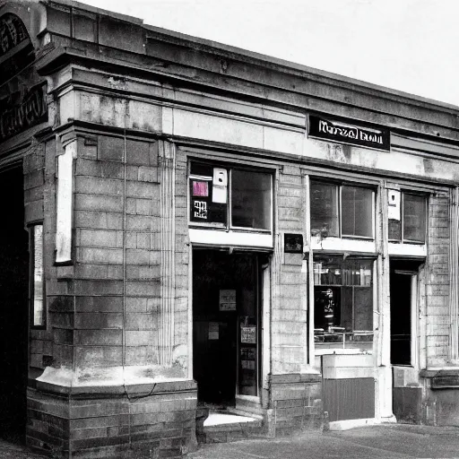 Image similar to photograph of North Allerton post office as a portal to hell, but it is now a portal to hell