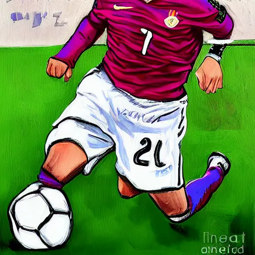 Image similar to ronaldo nazario portrait by mark mann