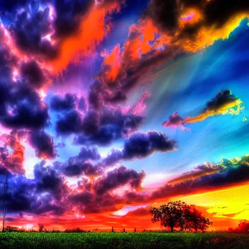 Prompt: Magic Cathedral in the clouds at sunset colorful beautiful heavenly HDR Photorealistic