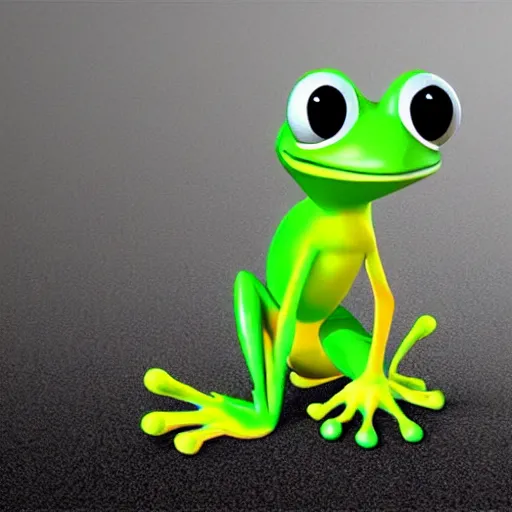 Image similar to cgi pixar frog