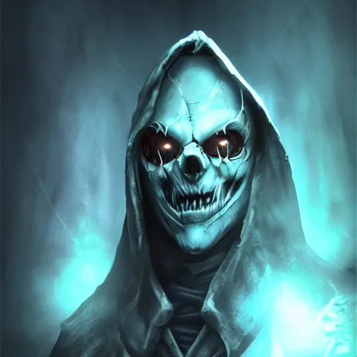 prompthunt: photorealistic fantasy concept art of nightmare horror sans,  dynamic lighting, ambient background, stunning visuals, creepy