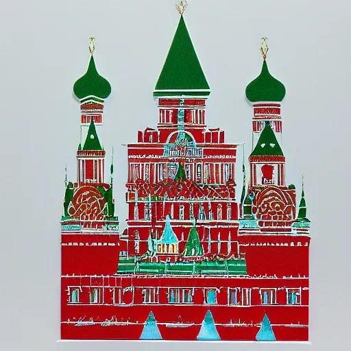 Image similar to kremlin made of sugar