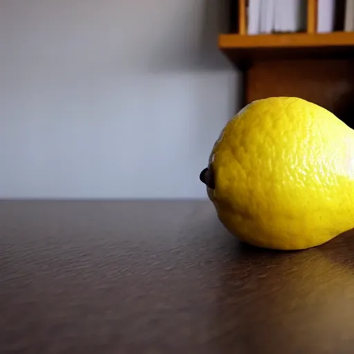 Image similar to a lemon, in an empty office, craigslist photo