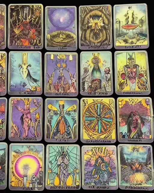 Image similar to tarot art voodoo magick realm cast