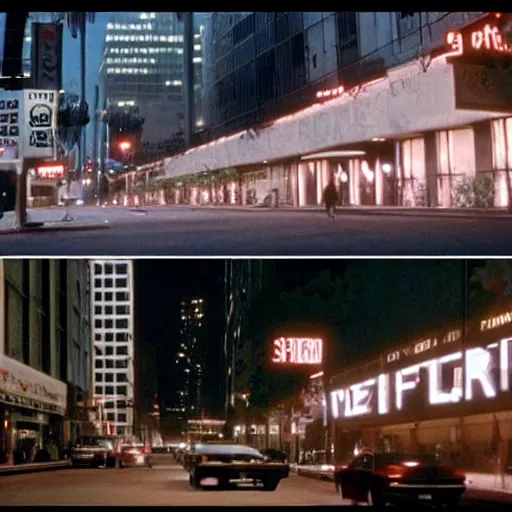 Image similar to Los Angeles streets in American Psycho (1999)