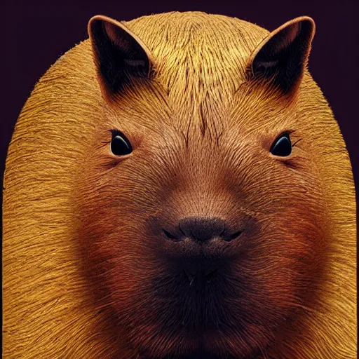 Image similar to capybara demon