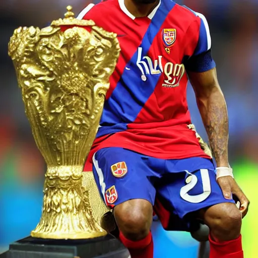 Image similar to Thierry Henry as the King of England